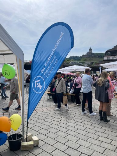 Impressionen vom Stand des Kinderschutzbundes Kreisverband Cochem-Zell e. V. auf dem Kinderfest Cochem (10.05.2026)